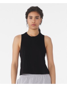 B-6682-Womens Racerback Cropped Tank 2